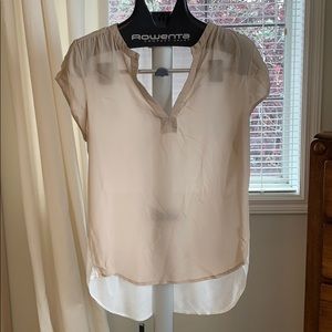 SZ L Aritzia Babaton Sheer Blouse